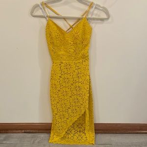 Revolve Skylight Dress in Sunflower